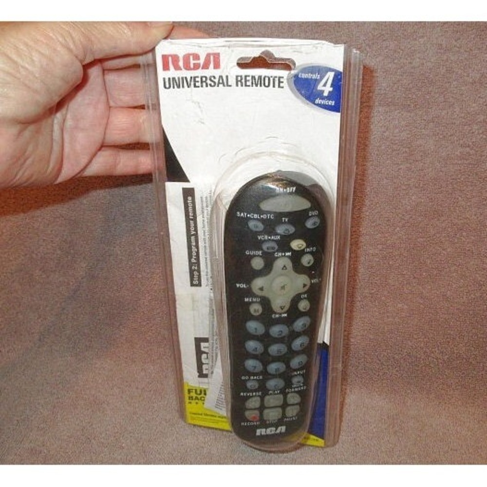 RCA Universal Remote Control 4 Device TV DVD VCR Cable Satellite 412BN Backlit